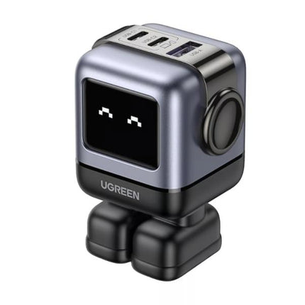 Cargador UGREEN CD361 Nexode | 65W | 2x USB-C | 1x USB-A | GaN | Carga Rápida