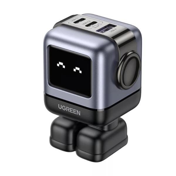 Cargador UGREEN CD361 Nexode | 65W | 2x USB-C | 1x USB-A | GaN | Carga Rápida