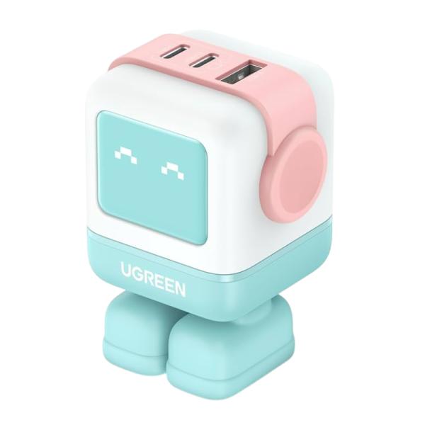 Cargador UGREEN CD361 65W | 2 Puertos USB-C + 1 Puerto USB-A | Carga Rápida | 35856