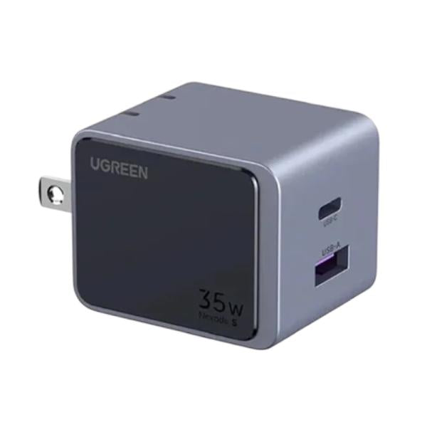 Cargador de Pared UGREEN X507 Nexode S | 35W | 1x USB-C | 1x USB-A | Carga Rápida | Compacto