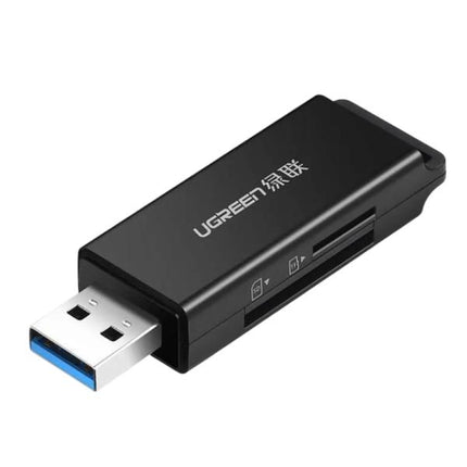Memoria USB UGREEN CM104 | Lector SD + microSD | USB-A 3.0 | 5 Gbps