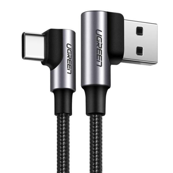 Cable USB‑A a USB‑C Angular UGREEN US176 | 2 m | 90° | 3 A | 480 Mbps