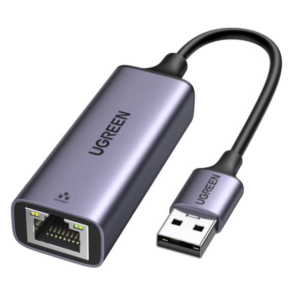 Adaptador de Red UGREEN CM209 | USB-A a RJ45 | 1000Mbps | Compacto | Plug and Play