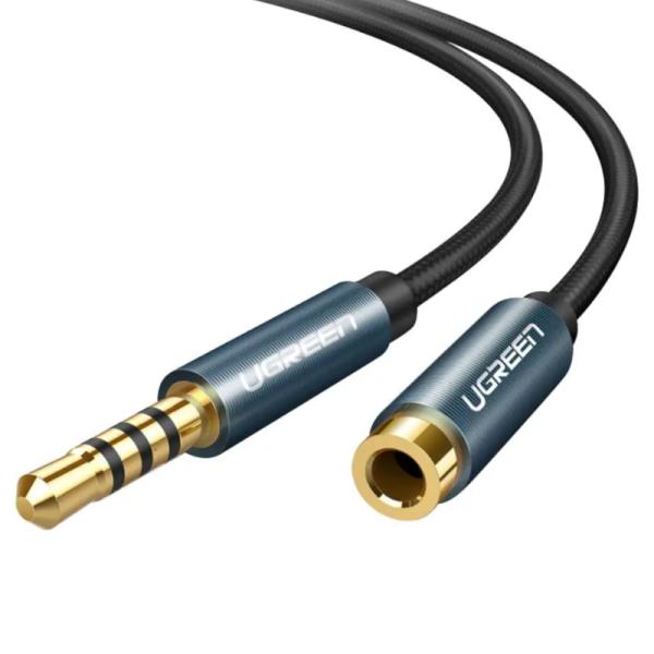 Cable Extensor UGREEN AV118 | 3.5 mm macho a hembra | 2 m | Audio estéreo