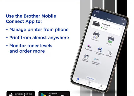 Impresora Láser Monocromática Brother, HLL2460DW