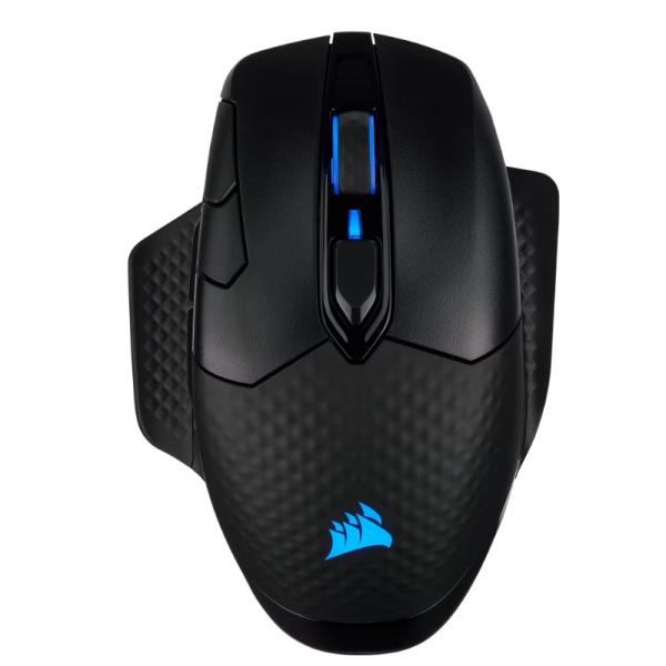 Mouse Gaming RGB Corsair Dark Core Pro SE | Inalámbrico 2.4GHz | 18000 DPI | Recargable Qi