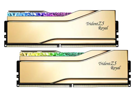 MEMORIA RAM PC 32GB (2 X 16GB) G.SKILL TRIDENT Z5 ROYAL DDR5 7200MHZ CL34 F5-7200J3445G16GX2-TR5G