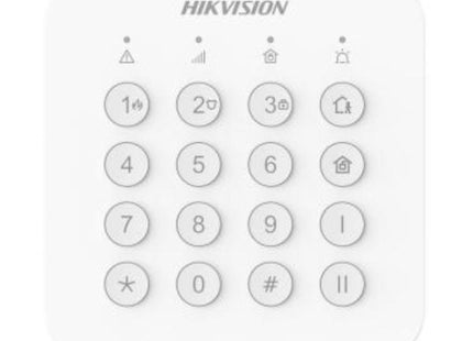 Teclado para Alarma Hikvision, DS-PK201B-WB