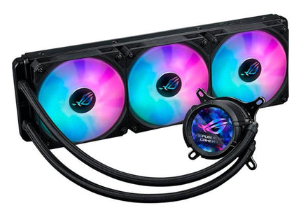 ENFRIAMIENTO LIQUIDO RGB ASUS ROG STRIX LC III 360 ARGB LCD 3 EN 1  360MM  LGA 1851 / 1700 / 1200 / 115x Y AM5 / AM4 CON PANTALLA LCD DE 2.1" 90RC00W1-M0UAY0