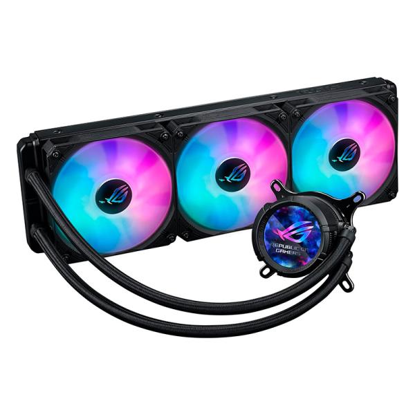 ENFRIAMIENTO LIQUIDO RGB ASUS ROG STRIX LC III 360 ARGB LCD 3 EN 1  360MM  LGA 1851 / 1700 / 1200 / 115x Y AM5 / AM4 CON PANTALLA LCD DE 2.1" 90RC00W1-M0UAY0