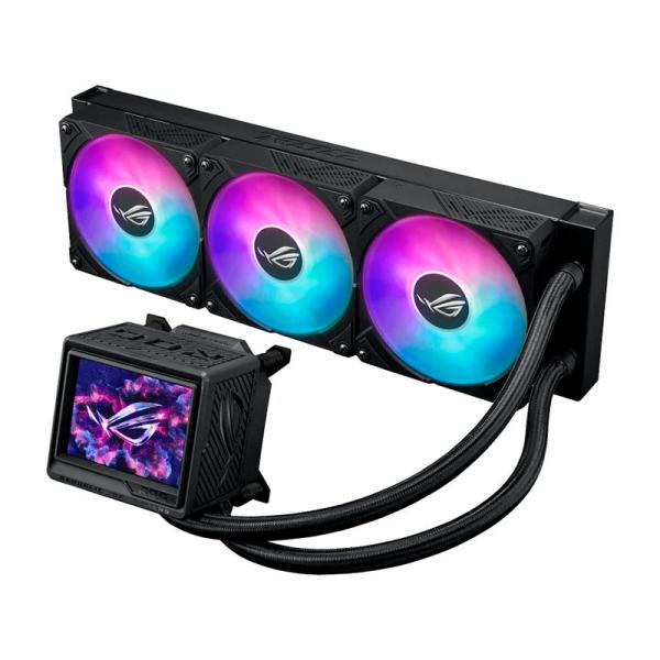 ENFRIAMIENTO LIQUIDO RGB ASUS ROG RYUJIN III 360 ARGB EXTREME 3 EN 1 360MM  LGA 1851 / 1700 / 1200 / 115X Y AM5 / AM4 CON PANTALLA LCD DE 3.5" 90RC0131-M0EAY0