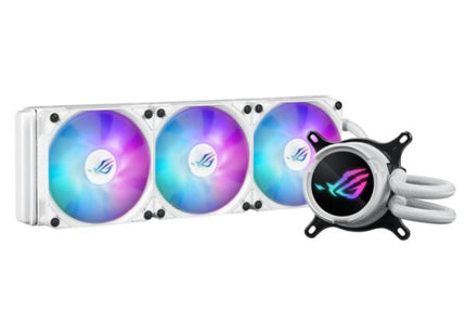 ENFRIAMIENTO LIQUIDO RGB ASUS ROG STRIX LC III 360 ARGB WHITE 3 EN 1 360MM LGA 1700 / 1200 / 115X Y AM5 / AM4 90RC00T2-M0UAY0