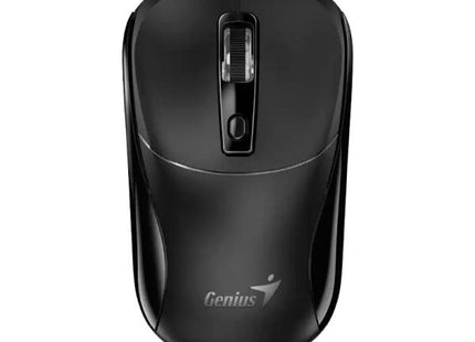 Mouse inalámbrico Genius NX-7123 vista frontal con receptor USB 1200 DPI
