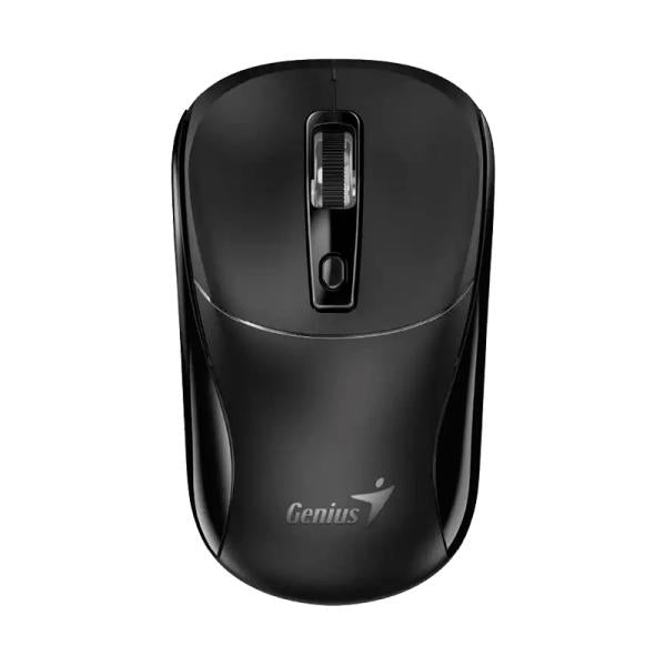 Mouse inalámbrico Genius NX-7123 vista frontal con receptor USB 1200 DPI