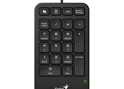 TECLADO GENIUS NUMPAD 125 MEMBRANA ALAMBRICO USB-C 31300019401