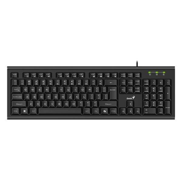 Teclado Genius KB-113 membrana USB español vista frontal completa