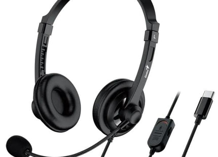 HEADSET GENIUS HS-230U ALÁMBRICO USB-C 2.4M 31710021405