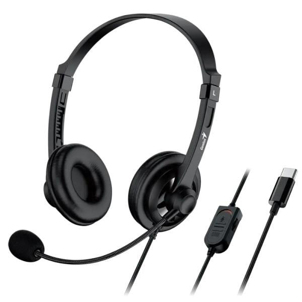HEADSET GENIUS HS-230U ALÁMBRICO USB-C 2.4M 31710021405