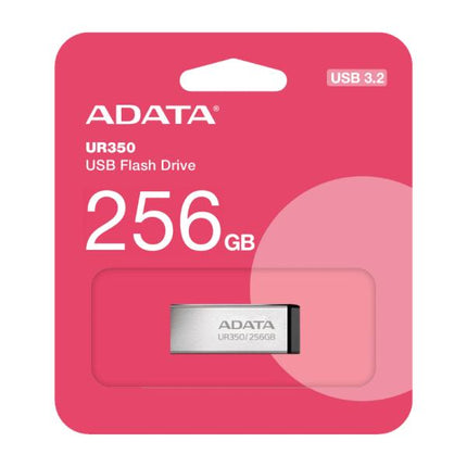 MEMORIAS USB 256GB ADATA UR350 USB 3.2 100 MB/S UR350-256G-RSR/BK