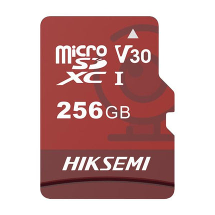 MEMORIA MICRO SDXC 256GB HIKSEMI HS-TF-E1 256G CLASE 10 U3 95MB/S / 55MB/S PARA VIDEOVIGILANCIA