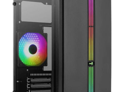 CASE RGB AEROCOOL EVO MINI-G-BK-V1 TORRE PEQUEÑA ACERO CON PANEL LATERAL DE VIDRIO TEMPLADO CON ABANICO TRASERO ACCS-PV42013.11