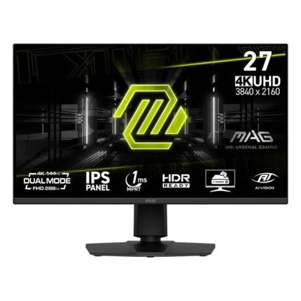 MONITOR GAMING MSI MAG 275UPD E14 27"  PLANO 3840 X 2160 4K UHD  48~144HZ  ADAPTIVE-SYNC DP Y HDMI  9S6-3CE89M-018