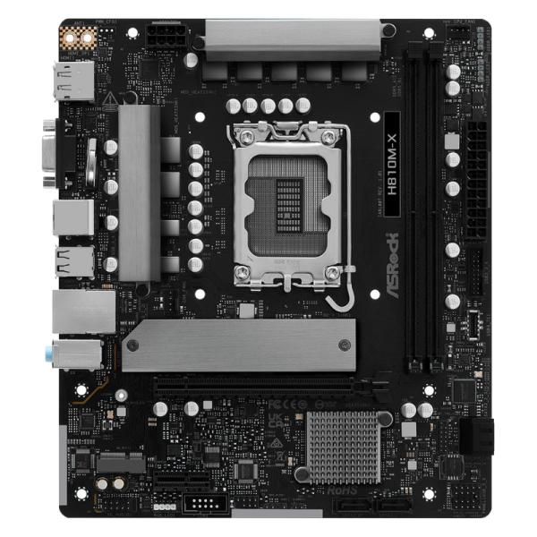 TARJETA MADRE ASROCK H810M-X LGA1851 MICRO ATX DDR5