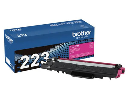 Toner Brother TN223M magenta original en su empaque negro oficial