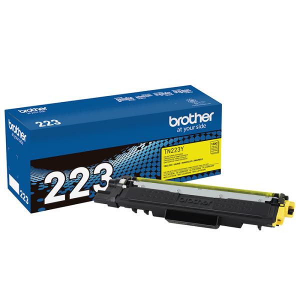 Toner Brother TN223Y amarillo original en empaque caja negra
