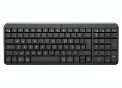 Teclado Logitech K250 conectividad RF Wireless y Bluetooth en uso