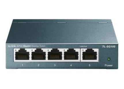 SWITCH TP LINK TL-SG105(UN) 5 PUERTOS RJ45 10/100/1000 MBPS NO ADMINISTRABLE ADMITEN AUTO-MDI / MDIX