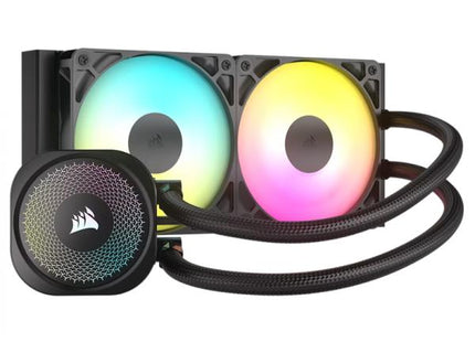 Sistema de enfriamiento líquido Corsair Nautilus 240 RS ARGB con radiador 240mm y iluminación RGB