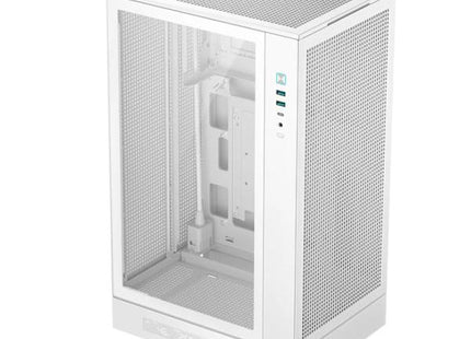 Case DeepCool CH270 Digital WH | Mini Tower ITX | Vidrio Lateral | Malla Frontal | Sin Ventilación Incluida