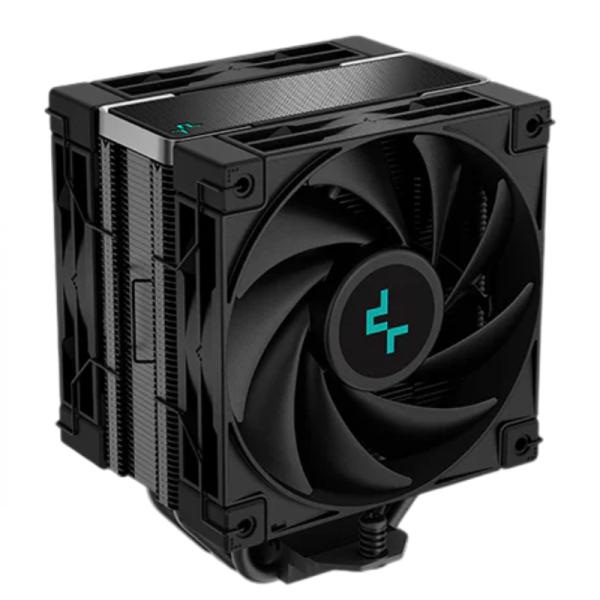 Enfriamiento de Aire DeepCool AK400 Zero Dark Plus R-AK400-BKNNMD-G-1 | LGA1851 / AM5 | 2x120 mm | FDB