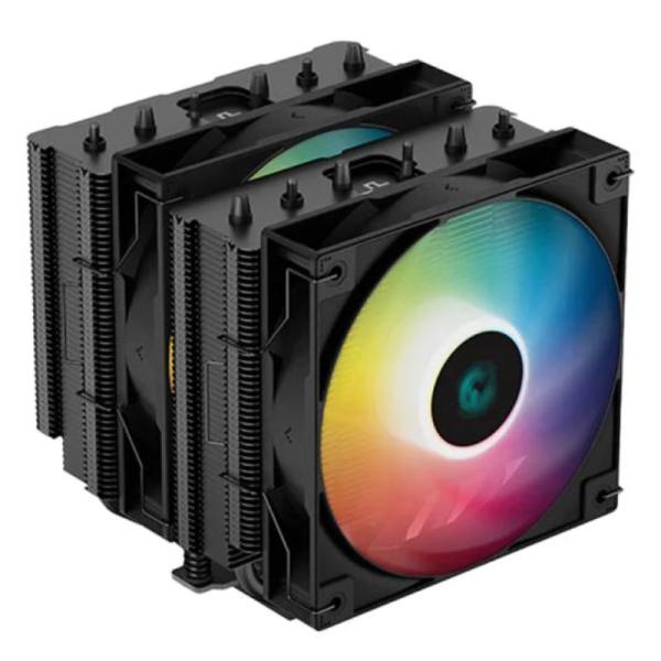 Enfriamiento de Aire DeepCool AG620 ARGB R-AG620-BKANMN-G-1 | LGA2066 / AM5 | 2x120 mm | Hidráulico | RGB