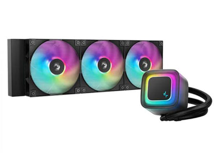 Enfriamiento Líquido RGB DeepCool LE360 V2 | AIO 360 mm | Triple Ventilador ARGB | Soporte AM5/AM4 y LGA1700+