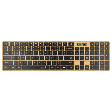TECLADO GENIUS SLIMSTAR 7250BT MEMBRANA INALÁMBRICO (BLUETOOTH/2.4 GHZ) ESPAÑOL 31320004401