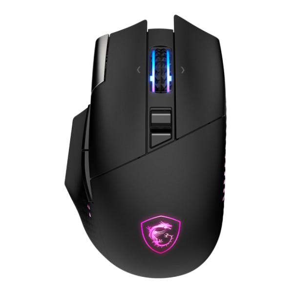Mouse Gaming RGB MSI VERSA PRO S12-4301360-CLA | Inalámbrico 2.4 GHz | Bluetooth | USB | 26000 DPI