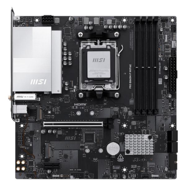 Tarjeta Madre MSI PRO B840M-P WIFI6E 911-7E77-002 | AM5 | DDR5 | Micro-ATX | Wi-Fi 6E