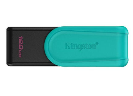 Memoria USB Kingston DataTraveler Exodia 128GB vista frontal con logo