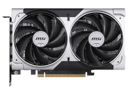Empaque original MSI GeForce RTX 5050 Ventus 2X OC con especificaciones