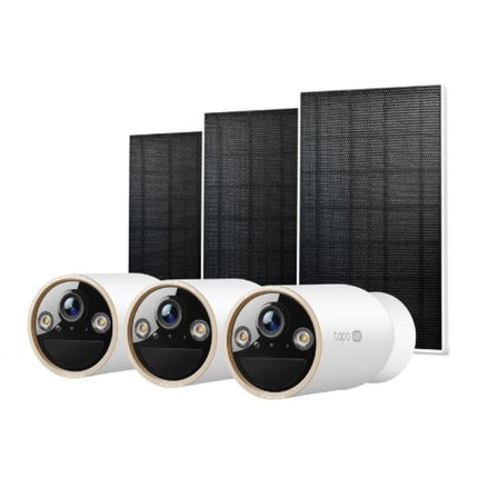 CÁMARAS DE SEGURIDAD TP LINK TAPO C460 KIT(EU) STARLIGHT AI WIFI LENTE 3.17MM F1.65 VISION NOCTURNA COLOR IR 15M AUDIO 2 VÍAS IP66 CON PANELES SOLARES