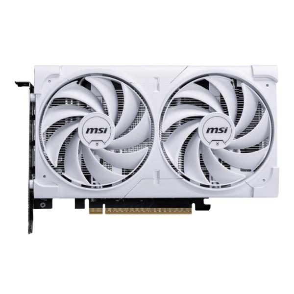 Tarjeta de Video MSI GeForce RTX 5060 VENTUS 2X OC WHITE 912-V537-018 | 8GB GDDR7 | 2535 MHz | Doble Ventilador