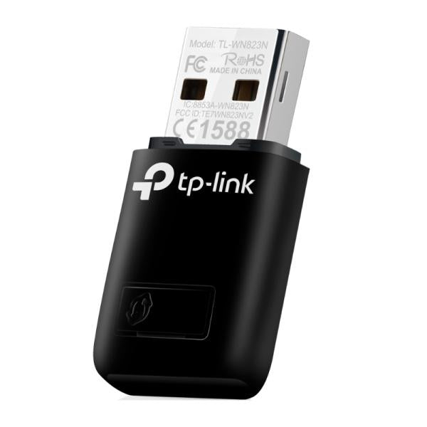 Adaptador USB inalámbrico TP-Link TL-WN823N | Mini Size | USB 2.0 | 300 Mbps | 2.4 GHz