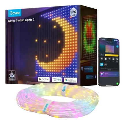 CORTINA DE LUCES GOVEE H70B3 CURTAIN LIGHTS 2 1.5M X 2M H70B31A1
