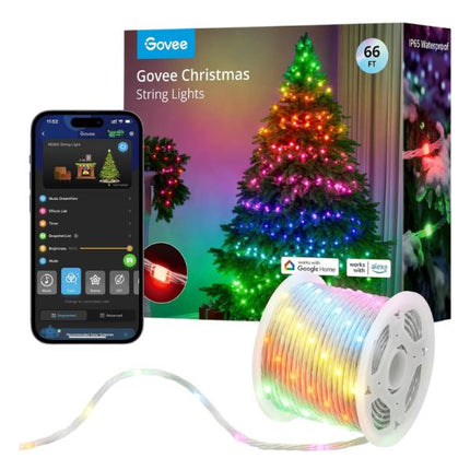 Luces Navideñas Govee H70C21D1 | 20m | RGBIC | Bluetooth y WiFi