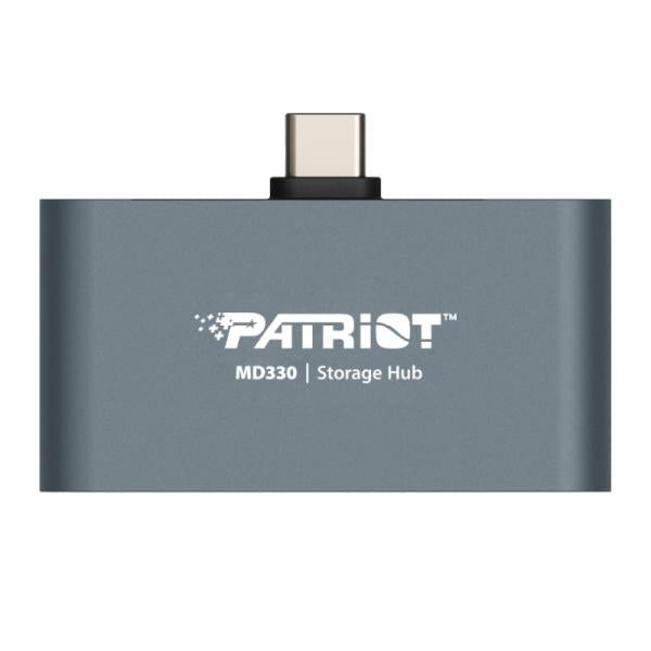 HUB CON ALMACENAMIENTO PATRIOT MOBILE MD330 USB-C 3.2 GEN 1 HDMI 4K 256GB PMD256GH013