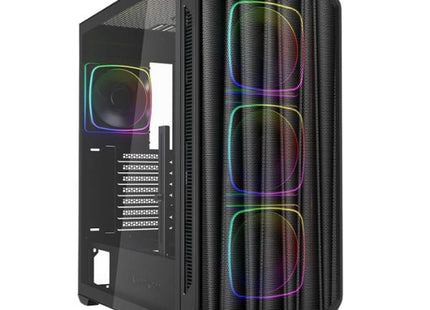 CASE RGB SHARKOON AK5M MID TOWER VENTILADORES 4 DE 120MM CON VIDRIO LATERAL 4044951041671
