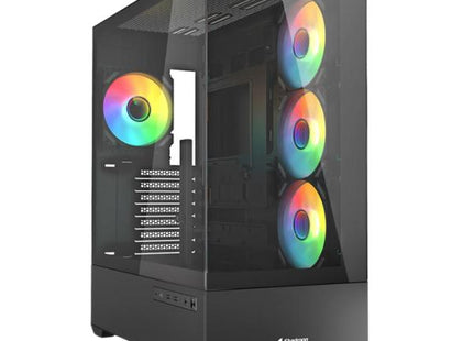 CASE RGB SHARKOON AK6 MID TOWER VENTILADORES 4 DE 120MM CON VIDRIO LATERAL 4044951041695