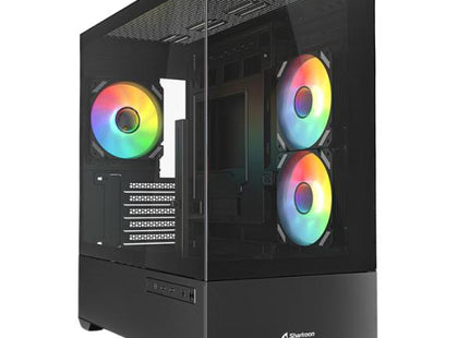 CASE RGB SHARKOON MK6 MID TOWER VENTILADORES 3 DE 120MM CON VIDRIO LATERAL 4044951041794